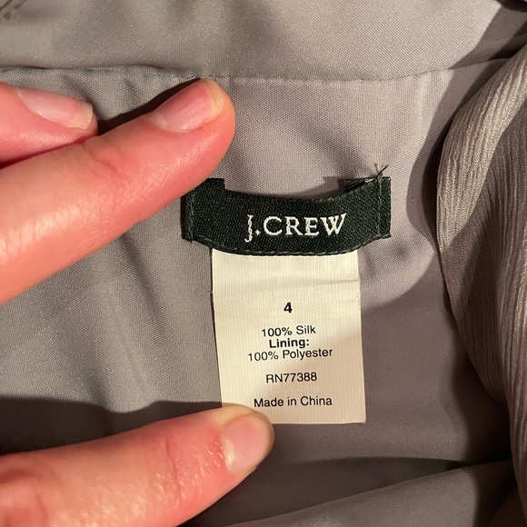 Vintage J Crew Silk Dress - Picture 3 of 3